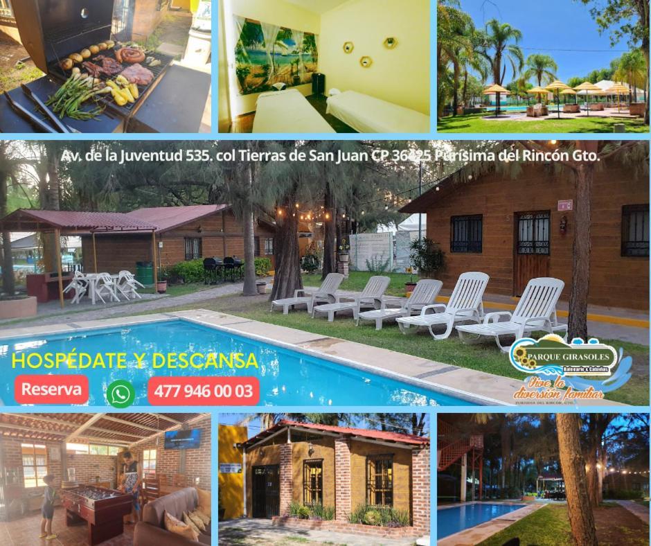 Parque Girasoles Balneario & Cabanas San Francisco del Rincón Kültér fotó